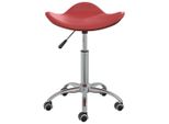 Syfax™ Sedia Da Ufficio Rosso Vino In Pelle Finta