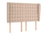 Syfax™ Testiera Ad Orecchio Cappuccino 147X23X118/128 Cm In Pelle Finta