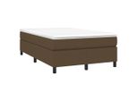 Syfax™ Struttura Letto A Rete A Molle Marrone Scuro 120X200 Cm Tessuto