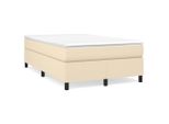 Syfax™ Struttura Letto A Rete A Molle Crema 120X200 Cm Tessuto