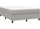 Syfax™ Struttura Letto A Rete A Molle Grigio Chiaro 140X190 Cm Tessuto