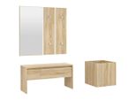 Syfax™ Set Di Mobili Da Corridoio Rovere Sonoma In Legno Multistrato