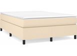 Syfax™ Struttura Letto A Rete A Molle Crema 140X200 Cm In Tessuto