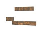 Syfax™ Set Di Mobili Porta Tv 5 Pz Rovere Fumo In Legno Multistrato