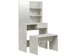Syfax™ Set Tavolo Da Toeletta Grigio Cemento 74,5X40X141 Cm