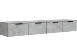 Syfax™ Mobili Pensili 2 Pz Grigio Cemento 68X30X20Cm Legno Multistrato