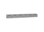 Syfax™ Mobili A Muro 2 Pz Grigio Sonoma 102X30X20 Cm Legno Multistrato