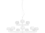 Lampada A Sospensione Miranda AD16004-12A Wh Italux