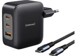 Intenso Power Adapter 100 Watt + USB-C Cable 2M