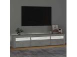Syfax™ Mobile Porta Tv Con Luci Led Grigio Cemento 195X35X40 Cm