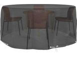 Syfax™ Copertura Mobili Da Giardino Con 10 Occhielli Ø260X90Cm Rotonda