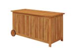 Syfax™ Contenitore Giardino Con Ruote 113X50X58 Legno Massello Acacia