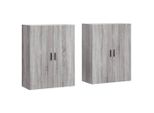 Syfax™ Mobili A Parete 2 Pz Grigio Sonoma 69,5X34X90 Cm
