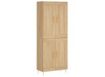 Syfax™ Credenza Rovere Sonoma 69,5X34X180 Cm In Legno Multistrato