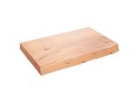 Syfax™ Piano Tavolo Marrone 60X40X(2-6) Cm Massello Rovere Trattato