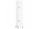 Syfax™ Credenza Bianca 34,5X34X180 Cm In Legno Multistrato