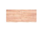 Syfax™ Piano Tavolo Marrone 120X50X(2-4) Cm Massello Rovere Trattato
