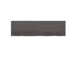Syfax™ Piano Tavolo Marrone 180X50X(2-6) Cm Rovere Massello Trattato