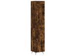 Syfax™ Credenza Rovere Fumo 34,5X34X180 Cm In Legno Multistrato