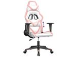 Syfax™ Sedia Da Gaming Bianco E Rosa In Pelle Finta