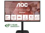 Aoc Q27E4CV - Monitor Led - 68,6 Cm (27") - 2560 X 1440 Qhd @ 120 Hz"