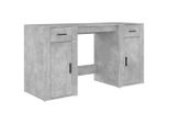 Syfax™ Scrivania Con Armadietto Grigio Cemento In Legno Multistrato