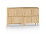 Syfax™ Credenze 2Pz Rovere Sonoma 60X35X70 Cm In Legno Multistrato