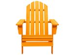 Syfax™ Sedia Giardino Adirondack In Legno Massello Di Abete Arancione