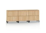 Syfax™ Credenze 3Pz Rovere Sonoma 60X35X70 Cm In Legno Multistrato