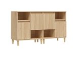 Syfax™ Credenze 2Pz Rovere Sonoma 60X35X70 Cm In Legno Multistrato