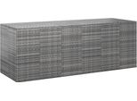 Syfax™ Contenitore Da Giardino In Rattan Pe 291X100,5X104 Cm Grigio