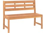 Syfax™ Panchina Da Giardino 114 Cm In Legno Massello Di Teak