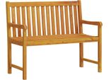 Syfax™ Panchina Da Giardino 110 Cm In Legno Massello D'acacia