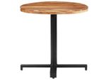 Syfax™ Tavolino Da Bistrot Rotondo Ø80X75 Cm In Legno Di Acacia
