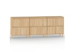 Syfax™ Credenze 3Pz Rovere Sonoma 60X35X70 Cm In Legno Multistrato