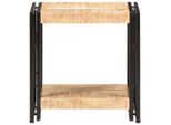Syfax™ Tavolino 40X30X50 Cm In Legno Massello Di Mango Grezzo