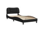 Syfax™ Giroletto Senza Materasso Hvar Nero 90X200 Cm In Pelle Finta