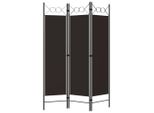 Syfax™ Paravento A 3 Pannelli Marrone 120X180 Cm