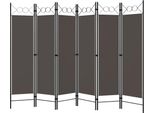 Syfax™ Paravento A 6 Pannelli Antracite 240X180 Cm