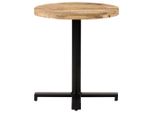 Syfax™ Tavolino Da Bistrot Rotondo Ø70X75 Cm In Legno Di Mango Grezzo