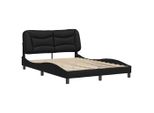 Syfax™ Giroletto Senza Materasso Hvar Nero 140X200 Cm In Pelle Finta