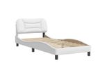 Syfax™ Giroletto Senza Materasso Hvar Bianco 90X200 Cm In Pelle Finta