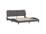 Syfax™ Giroletto Senza Materasso Hvar Grigio 180X200 Cm In Pelle Finta