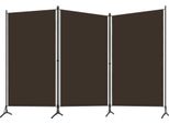 Syfax™ Paravento A 3 Pannelli Marrone 260X180 Cm