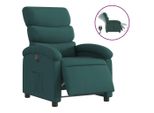 Syfax™ Poltrona Elettrica Reclinabile Verde Scuro In Tessuto