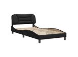 Syfax™ Giroletto Senza Materasso Hvar Nero 100X200 Cm In Pelle Finta