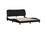 Syfax™ Giroletto Senza Materasso Hvar Nero 160X200 Cm In Pelle Finta