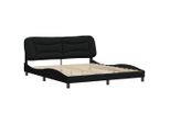 Syfax™ Giroletto Senza Materasso Hvar Nero 180X200 Cm In Tessuto