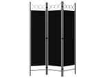 Syfax™ Paravento A 3 Pannelli Nero 120X180 Cm