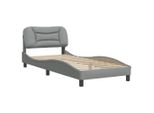 Syfax™ Giroletto Senza Materasso Hvar Grigio Chiaro 90X200 Cm Tessuto